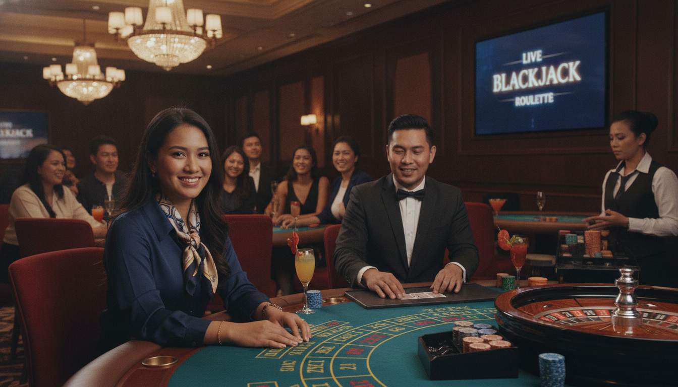 Classic Live Casino Games Classic live casino games including blackjack and roulette
